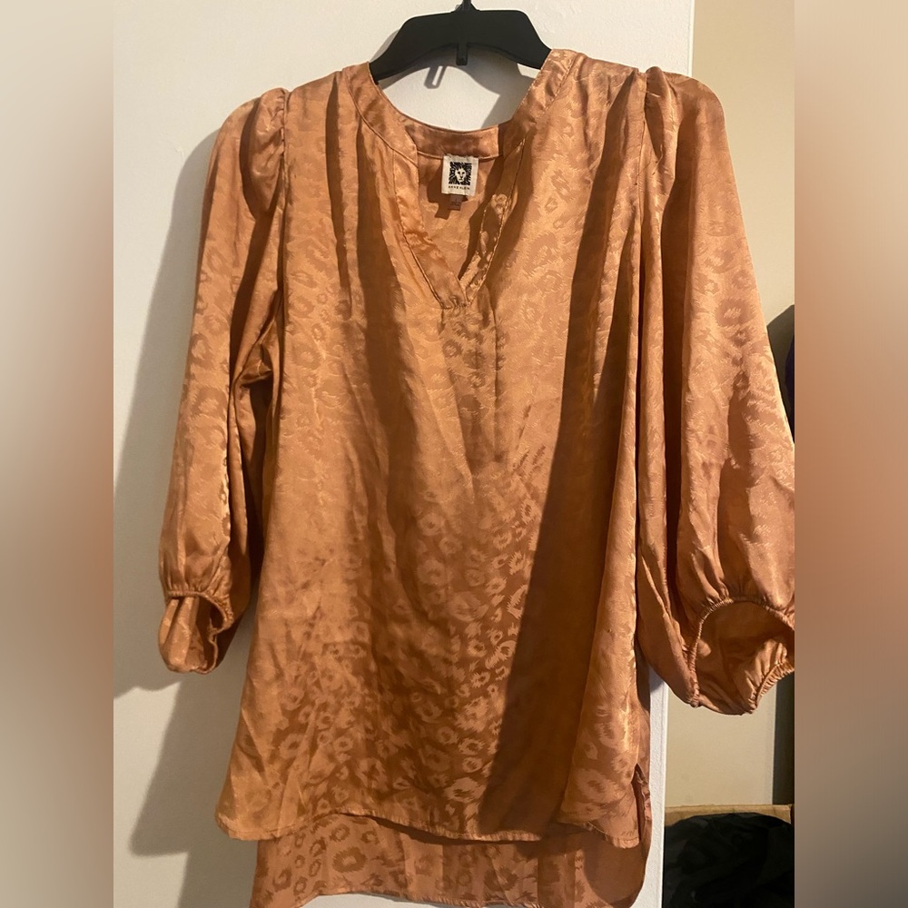 Pink Animal Print Blouse